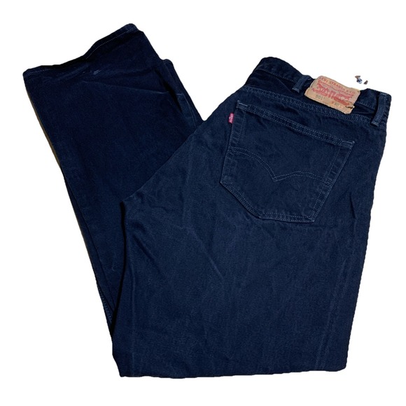 Levi's Other - Vtg 90s Levis‎ 501 Jeans Mens Tag 40x30 Black Denim  Button Fly